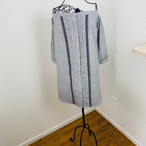 GREYLAN Cold Shoulder Long Sleeve Dress M cotton - Picture 5 of 15